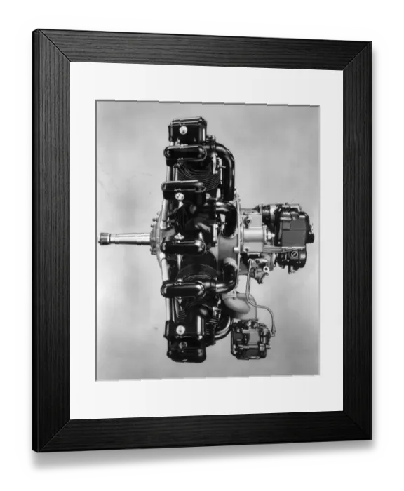 Framed Print : Rocky Mountain Steel Products Pegasus 9-cylinder air-cooled Framed Print : Rocky Mountain Steel Products Pegasus 9-cylinder air-cooled