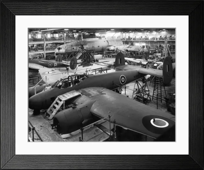 Framed Print : Bristol Brigand prototypes under construction at Filton