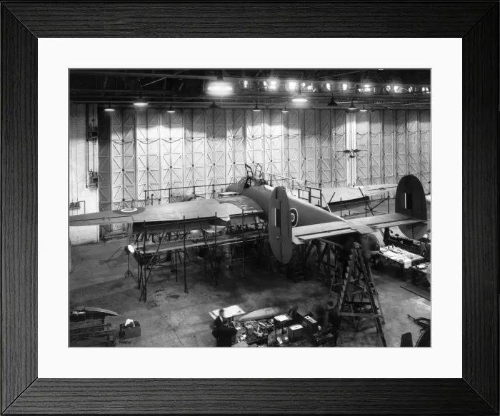 Framed Print : Bristol Brigand prototypes under construction at Filton Framed Print : Bristol Brigand prototypes under construction at Filton