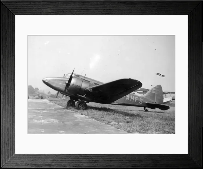 Framed Print : Airspeed AS65 Consul G-AHFS of British Air Transport Framed Print : Airspeed AS65 Consul G-AHFS of British Air Transport