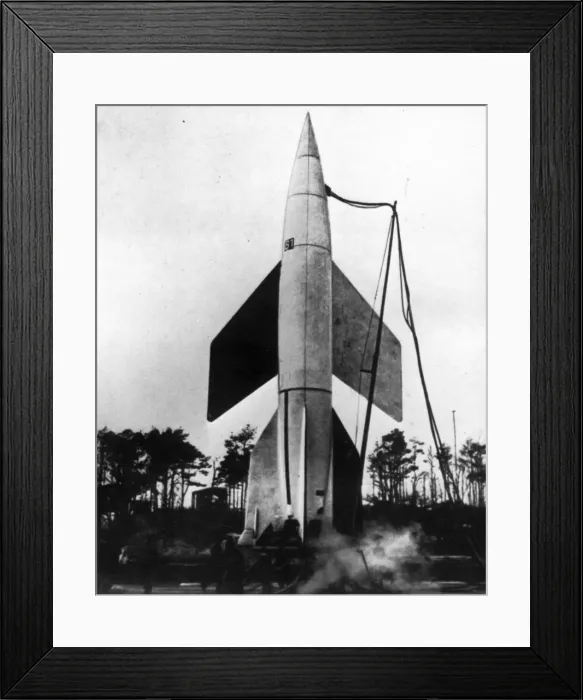 Framed Print : Experimental winged V2 missile Framed Print : Experimental winged V2 missile