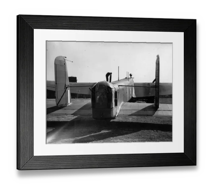 Framed Print : Armstrong Whitworth Whitley V close in from the rear Framed Print : Armstrong Whitworth Whitley V close in from the rear