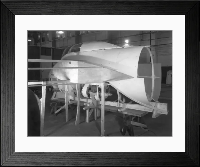 Framed Print : Westland Welkin fuselage mock-up Framed Print : Westland Welkin fuselage mock-up