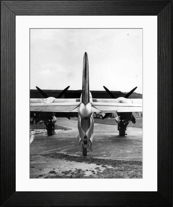 Framed Print : Westland Welkin I DX281 Close-up rear view