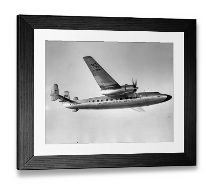 Framed Print : Airspeed AS57 Ambassador G-ALZN Elizabethan of BEA
