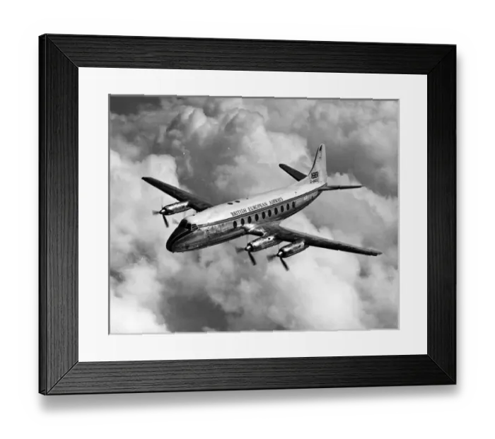 Framed Print : Vickers Viscount 701 G-AMOG Robert Falcon Scott of BEA Framed Print : Vickers Viscount 701 G-AMOG Robert Falcon Scott of BEA