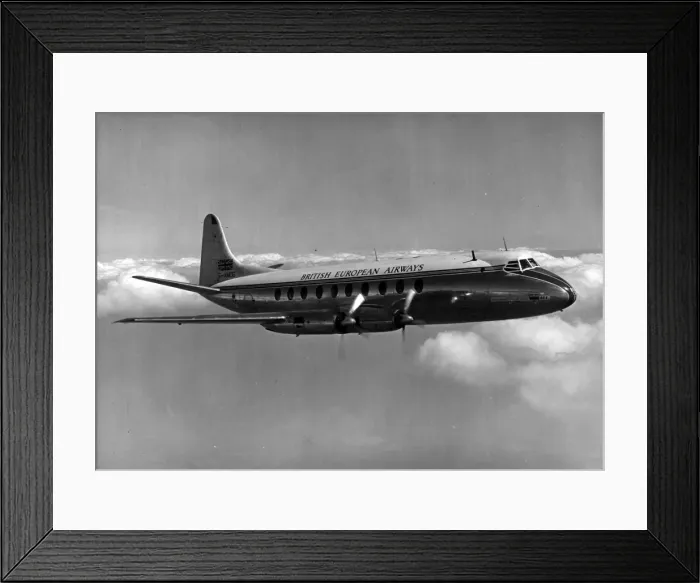 Framed Print : Vickers Viscount 701 G-AMOG Robert Falcon Scott of BEA Framed Print : Vickers Viscount 701 G-AMOG Robert Falcon Scott of BEA
