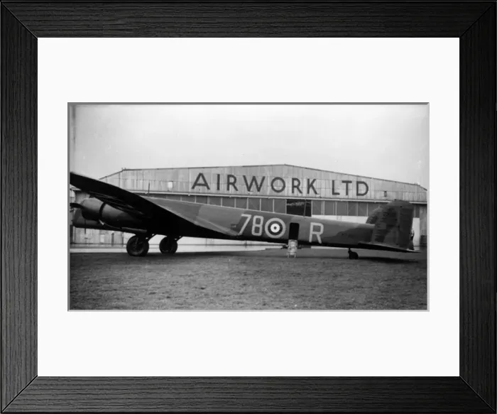 Framed Print : Armstrong Whitworth Whitley I K7202 at Airwork Framed Print : Armstrong Whitworth Whitley I K7202 at Airwork