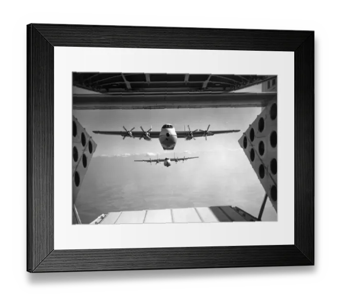 Framed Print : Two RAF Armstrong Whitworth AW660 Argosy CMk1s in flight Framed Print : Two RAF Armstrong Whitworth AW660 Argosy CMk1s in flight