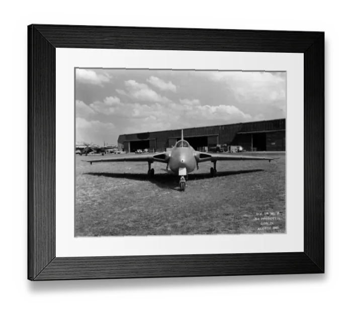 Framed Print : The third de Havilland DH108 VW120 August 1947 Framed Print : The third de Havilland DH108 VW120 August 1947