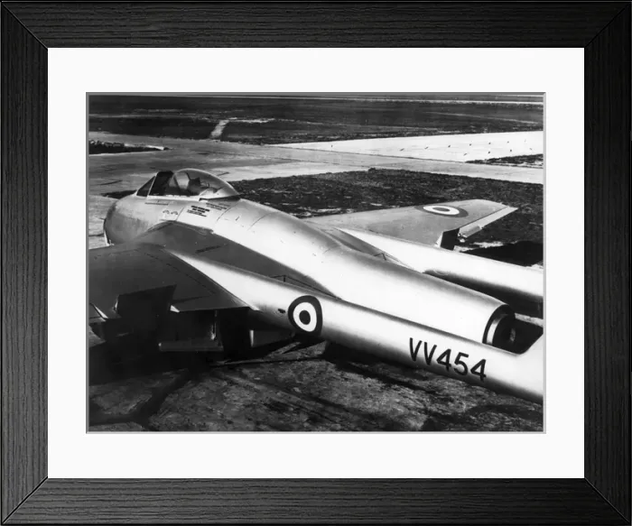 Framed Print : de Havilland Vampire FB5 VV454 Framed Print : de Havilland Vampire FB5 VV454