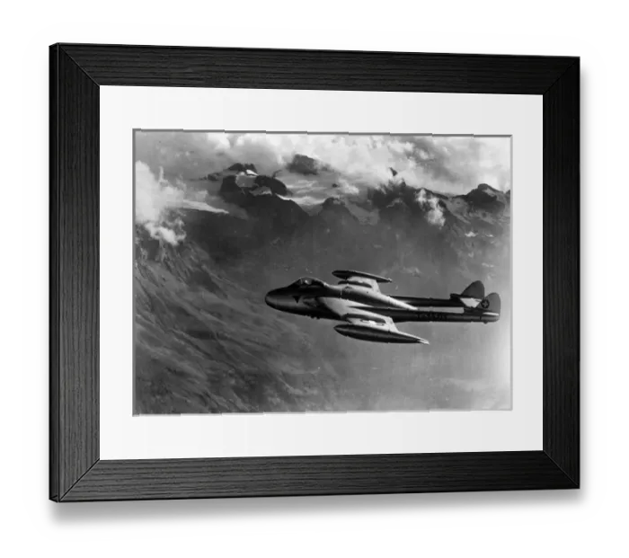 Framed Print : de Havilland Venom FB1 J-1503 of the Swiss Air Force Framed Print : de Havilland Venom FB1 J-1503 of the Swiss Air Force