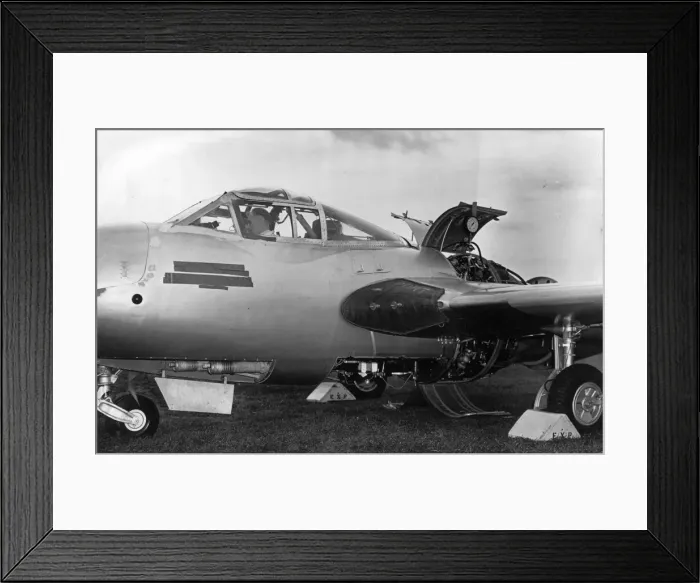 Framed Print : de Havilland Venom with hatches open Framed Print : de Havilland Venom with hatches open