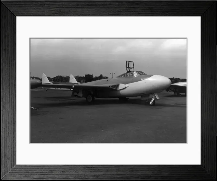 Framed Print : First prototype de Havilland Sea Venom NF20 WK376 Framed Print : First prototype de Havilland Sea Venom NF20 WK376