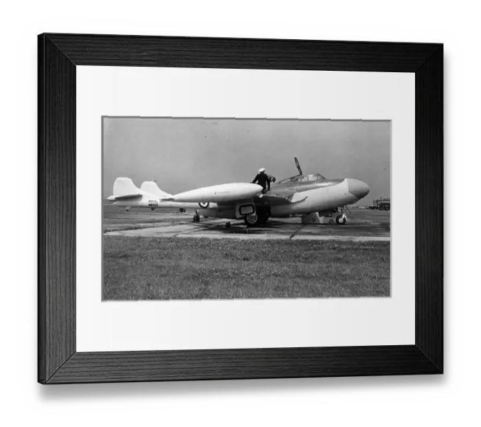 Framed Print : The first production de Havilland Sea Venom FAW20 WM500 Framed Print : The first production de Havilland Sea Venom FAW20 WM500