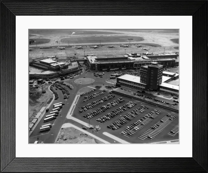Framed Print : Aerial view of the control tower Framed Print : Aerial view of the control tower