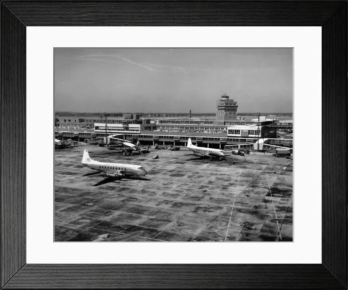 Framed Print : The south east face passenger building and control tower Framed Print : The south east face passenger building and control tower