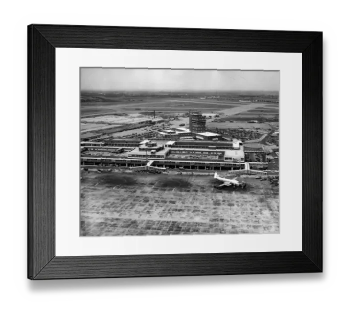 Framed Print : An aerial view of the south east face passenger building Framed Print : An aerial view of the south east face passenger building