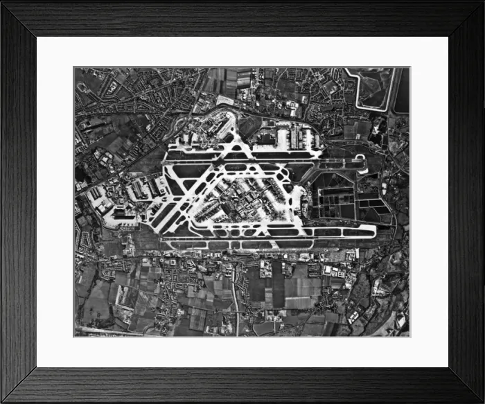 Framed Print : Aerial view of Heathrow Airport Framed Print : Aerial view of Heathrow Airport