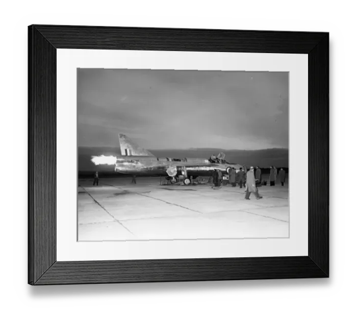 Framed Print : The first engine runs (wet start) of the English Electric P1 Framed Print : The first engine runs (wet start) of the English Electric P1
