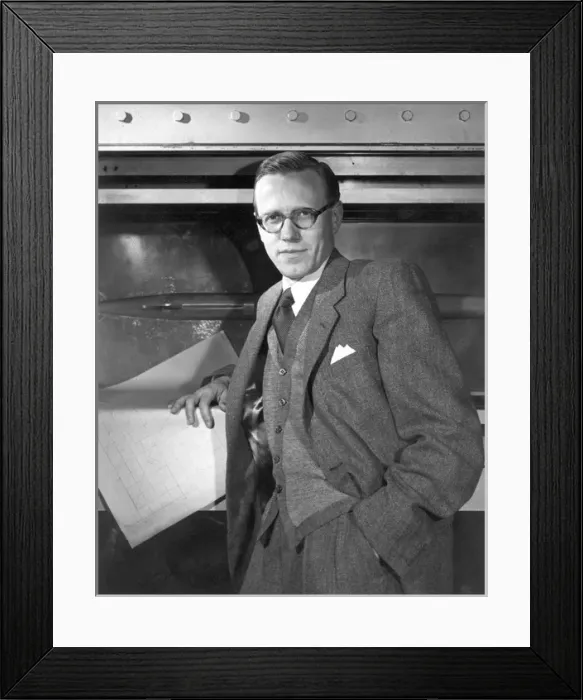 Framed Print : Frederick Page in 1954 Framed Print : Frederick Page in 1954