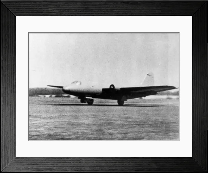 Framed Print : The maiden flight of the first English Electric Canberra VN7 Framed Print : The maiden flight of the first English Electric Canberra VN7