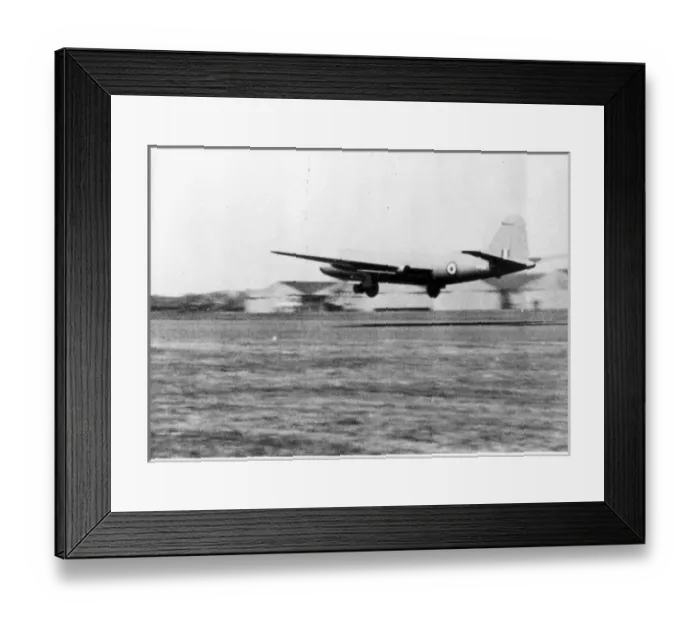 Framed Print : The maiden flight of the first English Electric Canberra VN7 Framed Print : The maiden flight of the first English Electric Canberra VN7