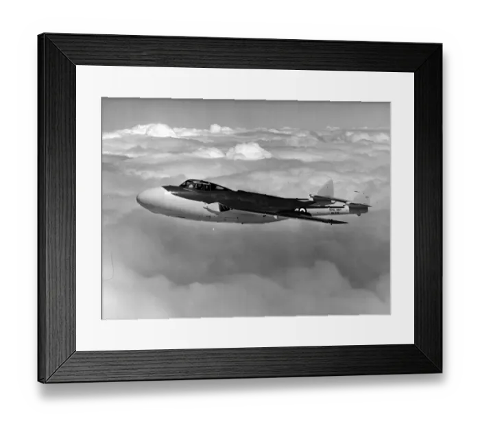 Framed Print : First prototype de Havilland Sea Venom NF20 WK376 Framed Print : First prototype de Havilland Sea Venom NF20 WK376