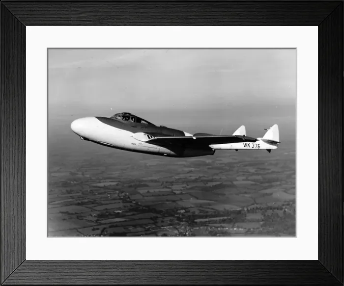 Framed Print : First prototype de Havilland Sea Venom NF20 WK376