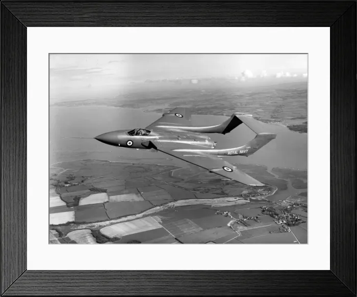 Framed Print : The first production de Havilland Sea Vixen FAW1 XJ474