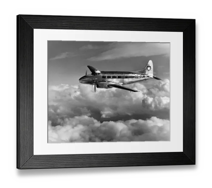 Framed Print : de Havilland DH104 Dove 1 CC-CLW of Linea Aerea Nacional Framed Print : de Havilland DH104 Dove 1 CC-CLW of Linea Aerea Nacional