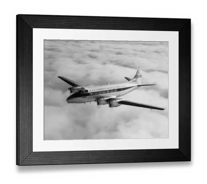 Framed Print : de Havilland DH114 Heron 2D G-ARTI Esandar Framed Print : de Havilland DH114 Heron 2D G-ARTI Esandar