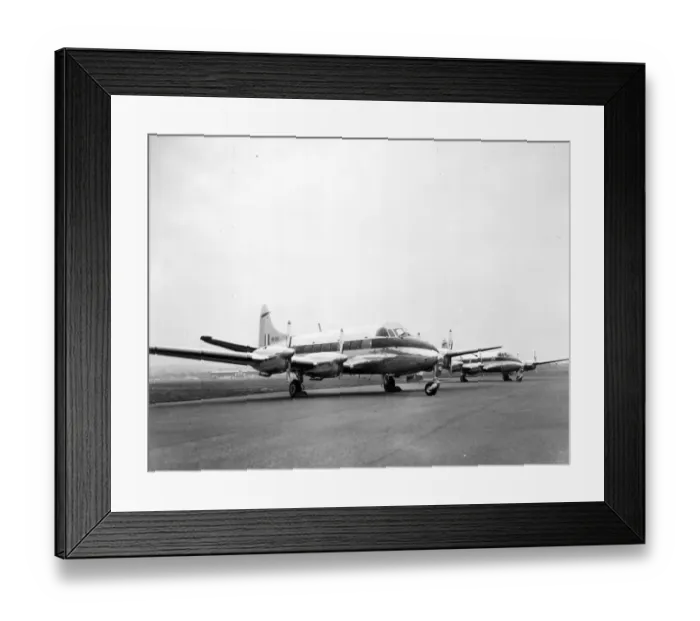 Framed Print : de Havilland DH114 Herons XM295 and XM296 Framed Print : de Havilland DH114 Herons XM295 and XM296