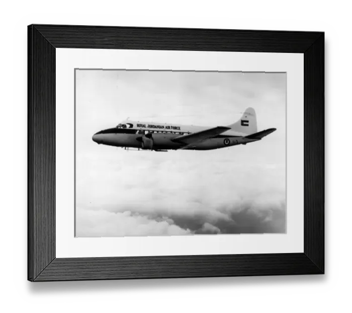 Framed Print : de Havilland DH114 Heron 2 of the Royal Jordanian Air Force Framed Print : de Havilland DH114 Heron 2 of the Royal Jordanian Air Force