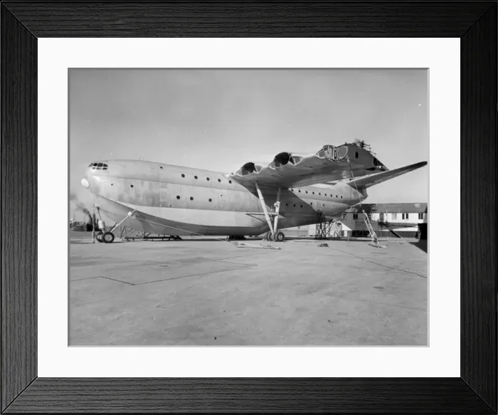 Framed Print : The first partially-completed Saunders-Roe SR45 Princess Framed Print : The first partially-completed Saunders-Roe SR45 Princess