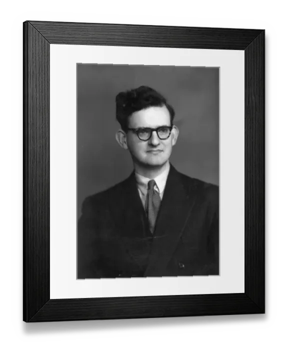 Framed Print : Professor Michael James Lighthill (1924-1998) Framed Print : Professor Michael James Lighthill (1924-1998)