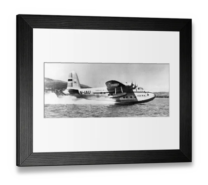 Framed Print : Short Sandringham 6 LN-IAU Bamse Brakar Framed Print : Short Sandringham 6 LN-IAU Bamse Brakar