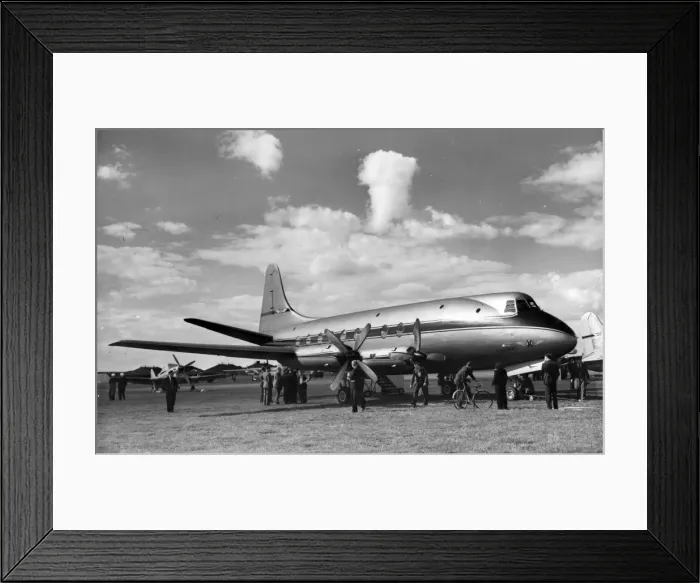 Framed Print : The first prototype Vickers Viscount 630, G-AHRF Framed Print : The first prototype Vickers Viscount 630, G-AHRF