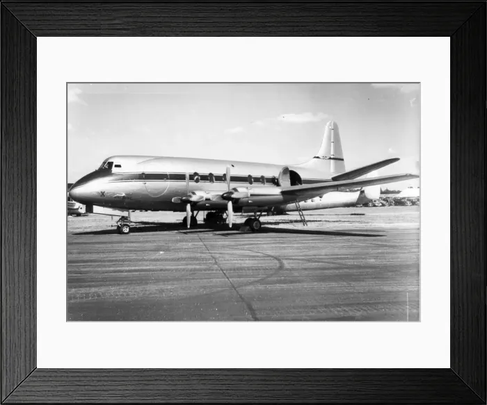 Framed Print : The first prototype Vickers Viscount 630, G-AHRF Framed Print : The first prototype Vickers Viscount 630, G-AHRF
