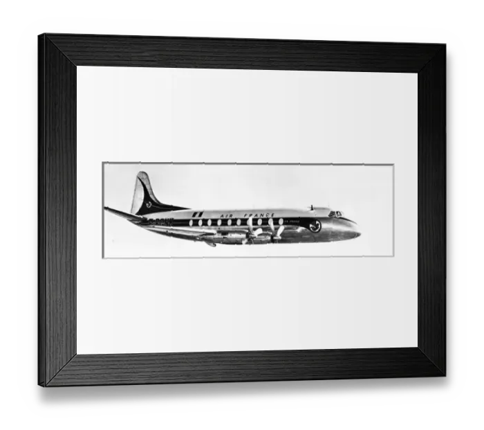 Framed Print : Vickers Viscount 708 F-BGNK of Air France Framed Print : Vickers Viscount 708 F-BGNK of Air France