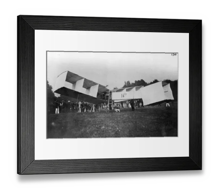 Framed Print : Santos-Dumont 14bis first flight in Europe 1906 Framed Print : Santos-Dumont 14bis first flight in Europe 1906