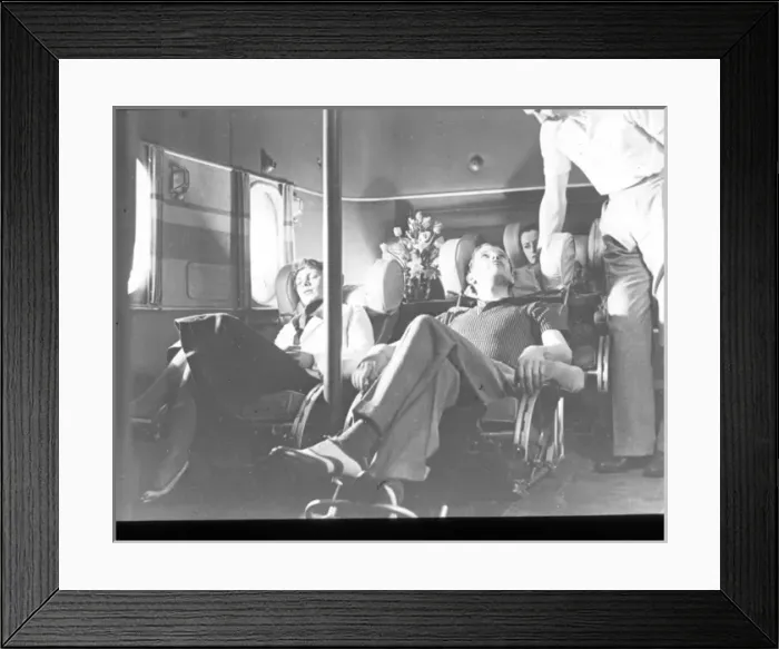 Framed Print : Short C Type flying boat cabin Framed Print : Short C Type flying boat cabin