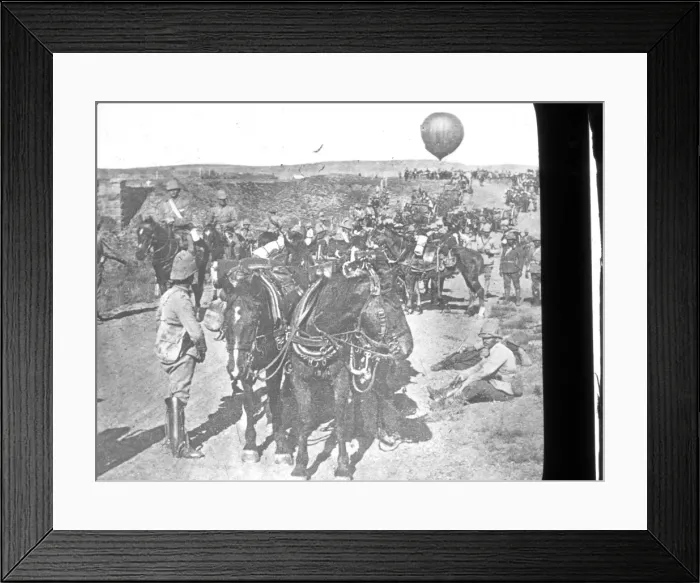 Framed Print : Lord Robertss Army advancing towards Johannesburg