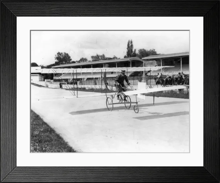 Framed Print : How to fly by the aid of wings on bicycles Framed Print : How to fly by the aid of wings on bicycles