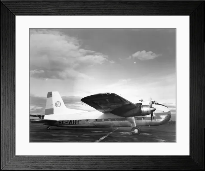 Framed Print : Bristol Freighter 31E EC-WHH of Iberia Framed Print : Bristol Freighter 31E EC-WHH of Iberia