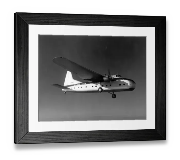 Framed Print : The first Bristol Freighter 32 G-AMWA of Silver City Airways Framed Print : The first Bristol Freighter 32 G-AMWA of Silver City Airways
