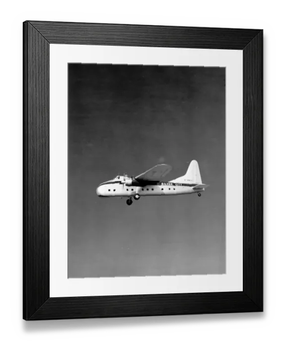 Framed Print : The first Bristol Freighter 32 G-AMWA of Silver City Airways Framed Print : The first Bristol Freighter 32 G-AMWA of Silver City Airways