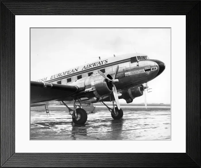 Framed Print : Former Douglas C-47 G-ALTT RMA Framed Print : Former Douglas C-47 G-ALTT RMA