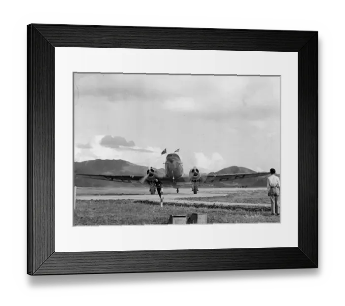 Framed Print : The first flight of Douglas DC-3 VR-HDN Framed Print : The first flight of Douglas DC-3 VR-HDN