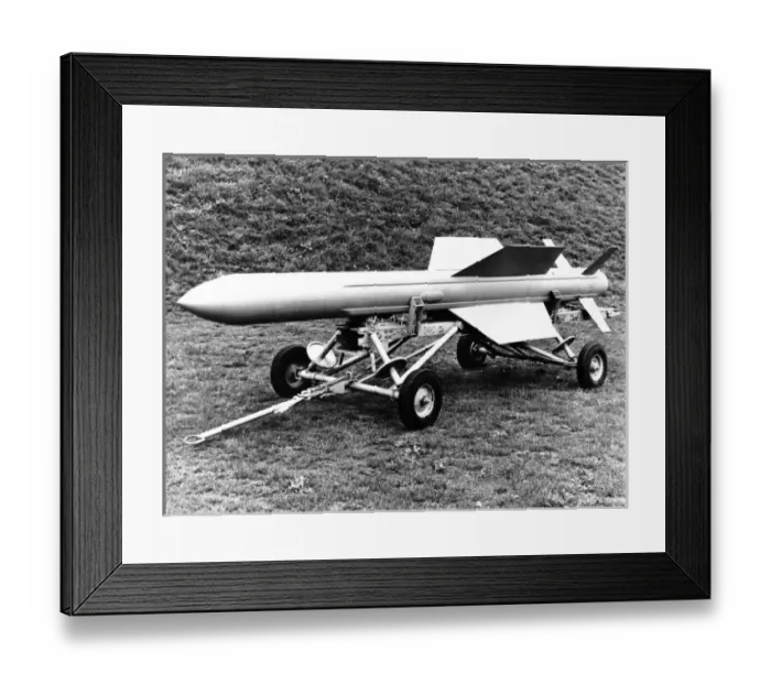 Framed Print : The Vickers-Armstrongs Red Dean air-to-air missile